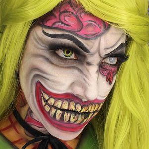 Zombie Joker by Kat (via IG-luvekat) #mua #makeupartist #halloween #spooky #halloween #KatMUA #zombie #thejoker