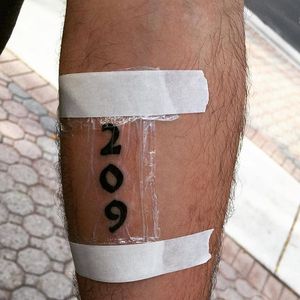 Jon Anik's New 209 Tattoo #UFC #JonAnik #NateDiaz #209
