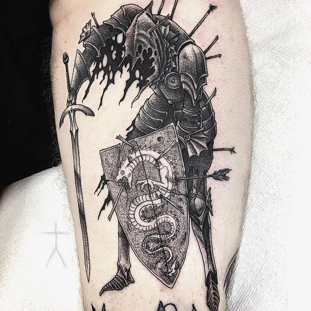 Dragon done by Anice at Live by the Sword Tattoo in Brooklyn NY  rtattoo