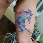 Watercolor Horse Tattoo by Gürkan Kalmaz #horse #horsetattoo #watercolor #watercolorhorse #watercolorhorsetattoo #watercolortattoos #GurkanKalmaz #unicorn