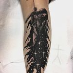 Reaper Tattoo by CJ Tattooer #reaper #death #night #stars #blackwork #darkblackwork #darkart #darkartist #blackworkartist #savageblackwork #XCJX #CJTattooer #ChristopherJadeCuevas