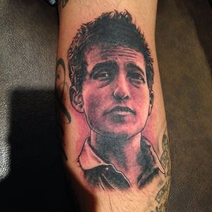 Bob Dylan Tattoo by Ed Learner #BobDylan #Musictattoos #Portrait #EdLearner
