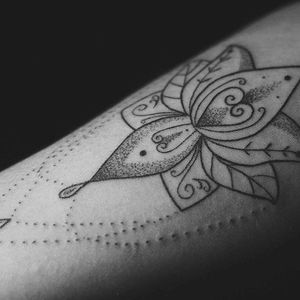 Tattoo em handpoke por Hannah Storm! #HannahStorm #tatuadorasbrasileiras #tatuadorasdobrasil #tattoobr #handpoke #delicate #lotusflower #delicada #flordelotus #fineline