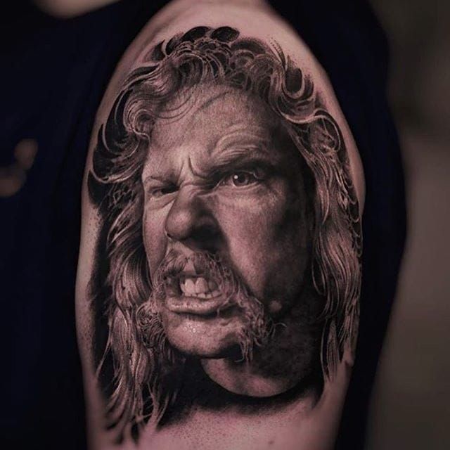 James hetfield tattoo by Gunnar V  Post 12844