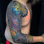 Snake Tattoo by Mauro Cardoso #snake #japanesesnake #japanese #japaneseartist #classicjapanese #asian #modernjapanese #neojapanese #MauroCardoso