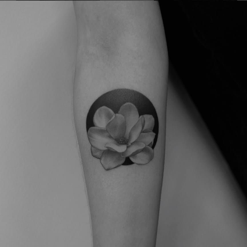 20 Magnolia Tattoos  Magnolia tattoo Beautiful flower tattoos Flower  tattoo designs