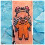 Walter White Kewpie Doll Tattoo by Cass Bramley #kewpiedoll #kewpie #CassBramley #WalterWhite #breakingBad #Heisenberg