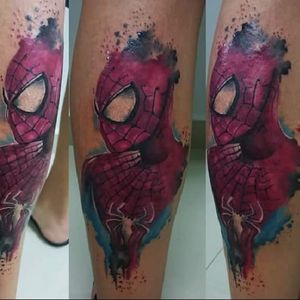 #homemaranha #spiderman #comics #marvel #nerd #AmandaBarroso #aquarela #watercolor #colorida #colorful #TatuadoraBrasileira #TalentoNacional #brasil