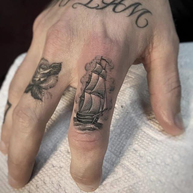 Tattoo idea for Burn the Ships  Sailing ships Sailing Boat