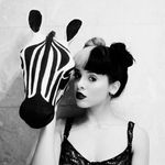 Melanie Martinez looking stunning with a zebra #melaniemartinez #zebra