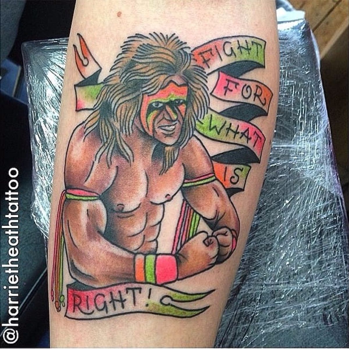 Tattoo uploaded by Robert Davies • Ultimate Warrior Tattoo by Harriet ...