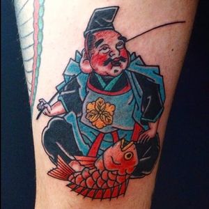 Ebisu Tattoo by Melbourne Tattoo Company #Ebisu #Japanese #SevenGodsofFortune #MelboureTattooCompany