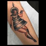 Out of this World via instagram ohashleylove #pinup #pinupgirl #spacesuit #traditional #color #ohashleylove