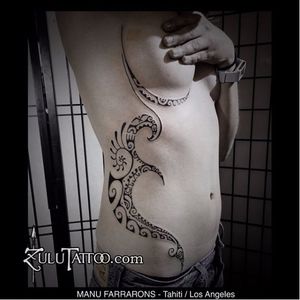 Charming tattoo by Manu Farrarons #ManuFarrarons #polynesian #tahitian #marquesan #ethnic #tribal #ornamental #freetattoo