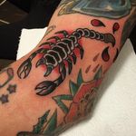 Scorpion Tattoo by Kathryn Ursula #Traditional #TraditionalTattoos #OldSchool #KathrynUrsula #scorpion