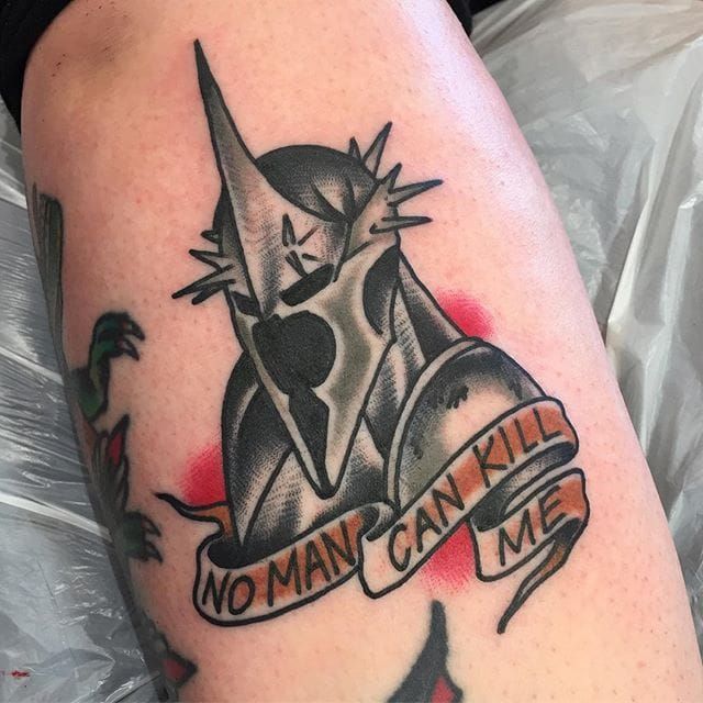 Witch King Of Angmar Lord Of The Rings Tattoo by Alan Aldred TattooNOW