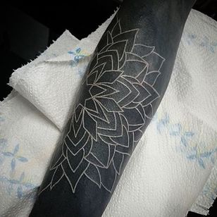 White on Black Tattoo: You can tattoo white over black • Tattoodo White on Black Tattoo: You can tattoo white over black • Tattoodo