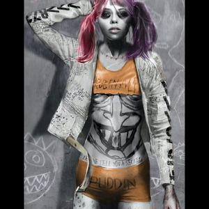One of Tina Charad's concept designs for Harley Quinn from Suicide Squad. #conceptdesigns #fineart #SuicideSquad #TinaCharad