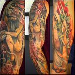 Wizard sleeve by Vic Back (via IG -- vicback) #vicback #wizard #sleeve #wizardsleeve #wizardsleevetattoo