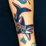 Shark Tattoo by Dani Queipo #shark #ocean #oceancreature #sea #aquatic #DaniQueipo