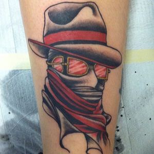 Invisible Man Tattoo by Pat Maccary #theinvisibleman #invisibleman #invisiblemantattoo #hgwells #hgwellstattoo #booktattoo #literature #charactertattoo #scifi #scifitattoo #PatMaccary