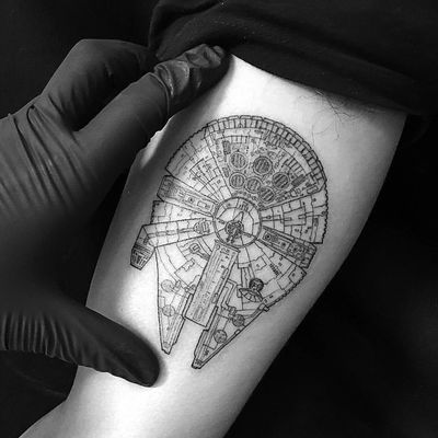 Yoda tattoo  Star wars tattoo, Star tattoos, Drawing stars