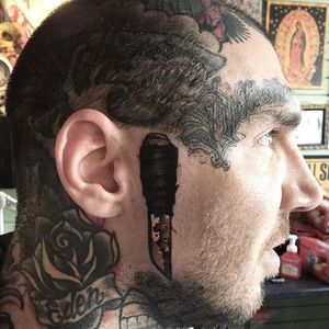 Shank Tattoo by Dan Molloy #shank #prisonshank #prisonknife #knife #weapon #DanMolloy