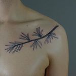 Vegetal tattoo by Victor Zabuga #VictorZabuga #minimalistic #blackwork #conceptual #vegetal