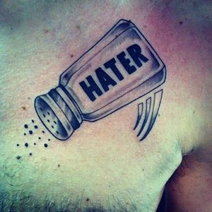 Salt tattoo by Kurt West #KurtWest #salttattoo #blackandgrey #salt