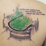 Estádio do Palmeiras. #DanielArtDesign #TatuadoresDoBrasil #TattoodoBR #aquarela #watercolor #sketch #futebol #soccer #palmeiras #estadio #stadium
