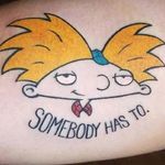Hey, Arnold! Tattoos of Everyone's Favorite Football Head (via IG—colossustattoo) #HeyArnold #Nickelodeon #Cartoon #Nicktoon