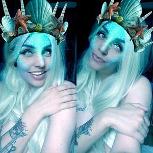 Mermaid crown of heysupthena on Instagram. #mermaidcrown #mermaid #tattoodobabes #fashion