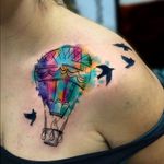 #balão #ballon #ChrisSantos #TatuadoresDoBrasil #aquarela #watercolor #coloridas #colorful #brasil