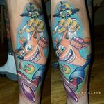 Crash Bandicoot Tattoo by Troy Slack #CrashBandicoot #CrashBrandicootTattoos #PlayStationTattoos #GamingTattoos #GamerTattoos #Gaming #TroySlack