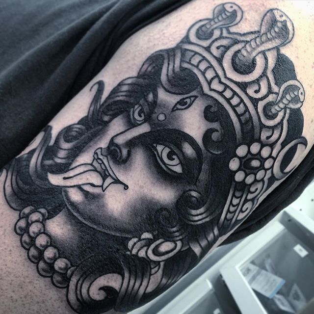 252 Tattoo - Hindu goddess Kali in the works from Danny