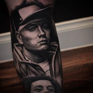 Eminem portrait by Ben Thomas. #realism #blackandgrey #blackandgreyrealism #portrait #BenThomas #Eminem