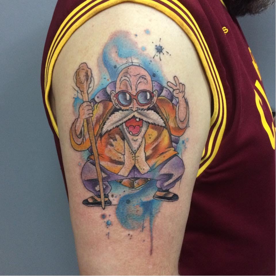 Tattoo uploaded by Luiza Siqueira • #MatheusAlves #brasil #brazil  #brazilianartist #tatuadoresdobrasil #aquarela #watercolor #colorido  #colorful #sketch #goku #dbz #dragonballz #nerd #geek #animação #desenho  #anime #manga #supersaiyajin • Tattoodo