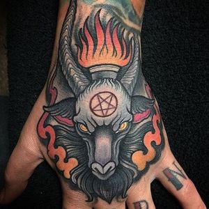 #AnnieFrenzel #baphomet #neotraditional