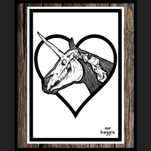 Unicorn Taxidermy by Mr Heggie. #mrheggie #art #unicorn