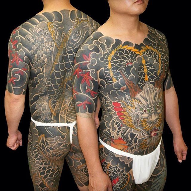 Japanese Bodysuit 4  Katana Tattoo