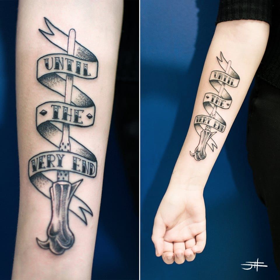 Port Side Tattoo Co Australind  Little Harry Potter wand by ambatattoos               tattoo tattoos blackworkerssubmission blkttt  blxckink skinartmag taot 