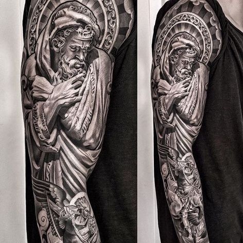 Gothic Tattoos That Take After Medieval Art And Architecture Tattoodo