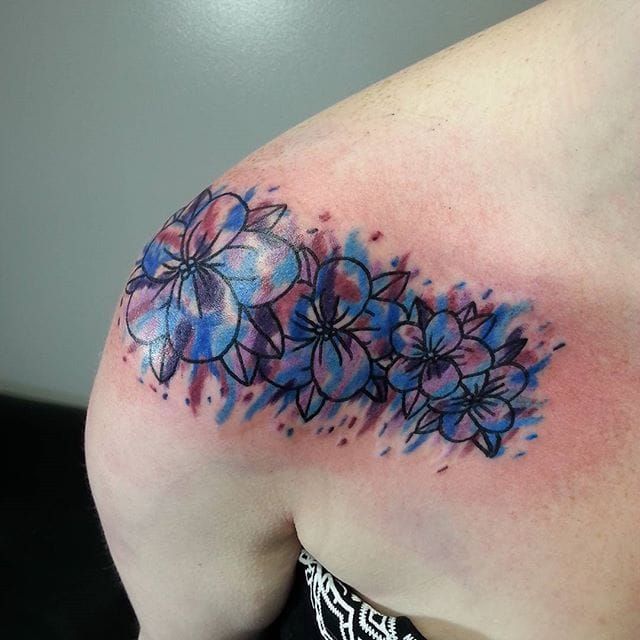 Beautiful Violet Tattoo Designs and Ideas  TattooAdore  Violet flower  tattoos Violet tattoo Flower tattoo shoulder