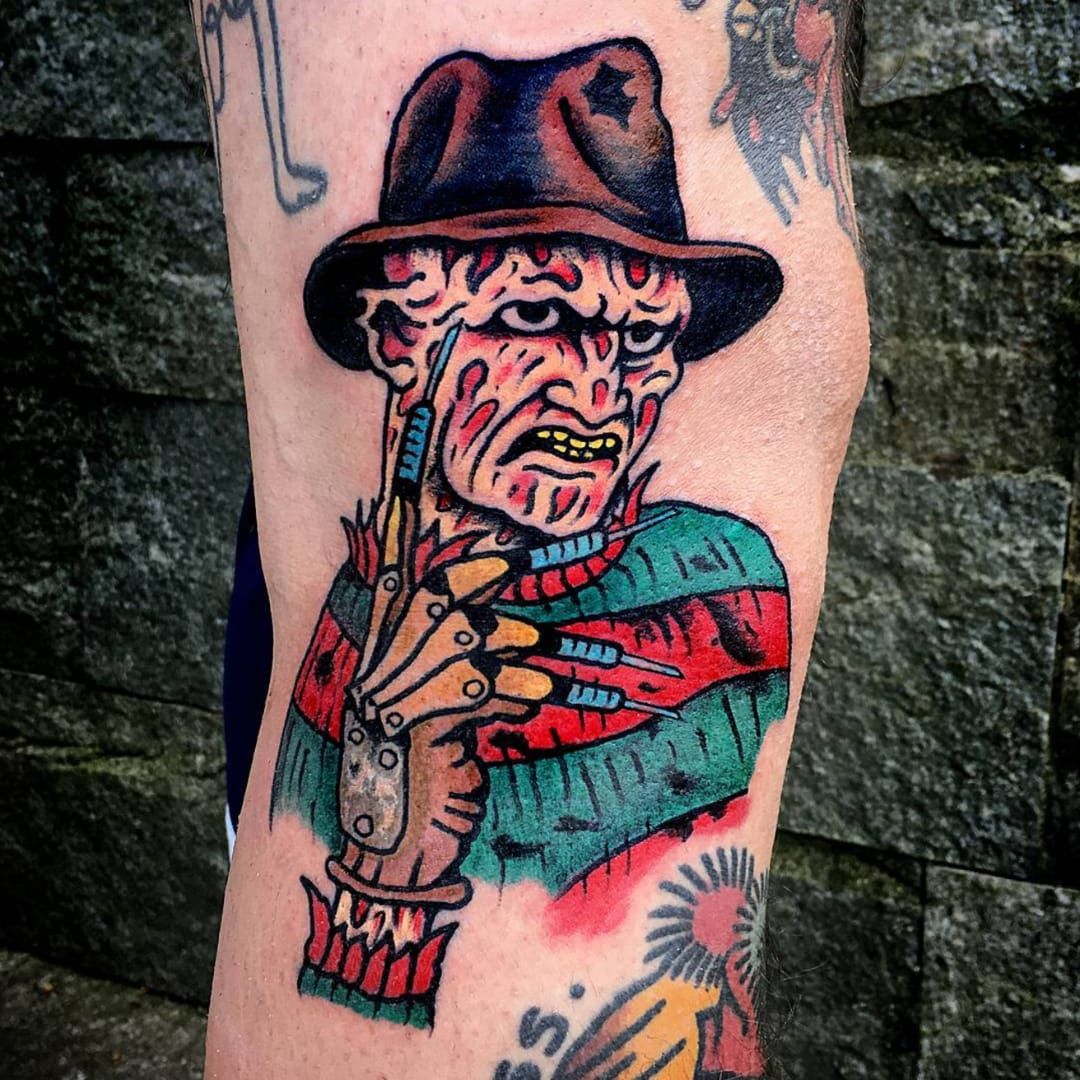 AndyJc Tattoos  Fresh Freddy Krueger added to this horror  Facebook