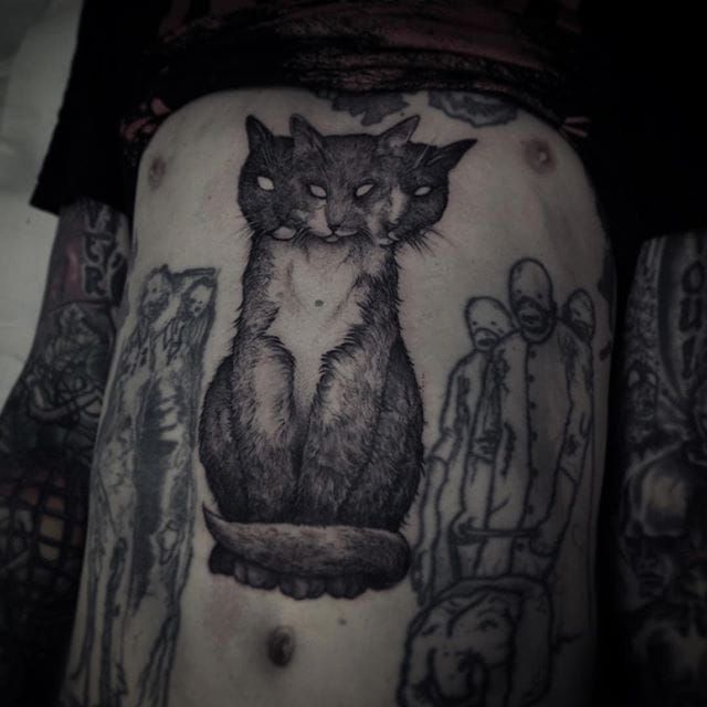 Spiral Direct sur Twitter  Could this be the perfect bat cat tattoo  ryanmrray goth gothic gothictattoo tattoo ink altstyle cat  blackcat blackcatsofinstagram salem batcat inked gothtatto  witchtattoo httpstco1fycDFjMO6  Twitter
