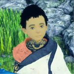 An image of the tattooed child protagonist from the upcoming game for PS4 — The Last Guardian. #childtattoos #PS4 #taboo #TheLastGuardian #videogames