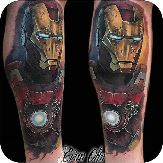 Iron Man Arm Tattoo Designs