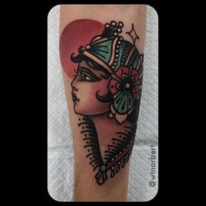 Woman Tattoo by W.T. Norbert #neotraditional #traditional #bold #WTNorbert