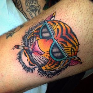 COOL CAT via @clarkseiger_ir #panther #cat #cattoo #traditional