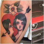 Heart Tattoo by Stizzo #traditional #fineline #traditionalfineline #heart #classictattoos #Stizzo